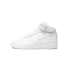 Nike Air Force 1 Mid GS Triple White Grade School