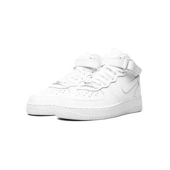 Nike Air Force 1 Mid GS Triple White Grade School