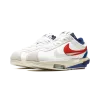 Nike Cortez 4.0 Sacai - White / Red / Blue Mens