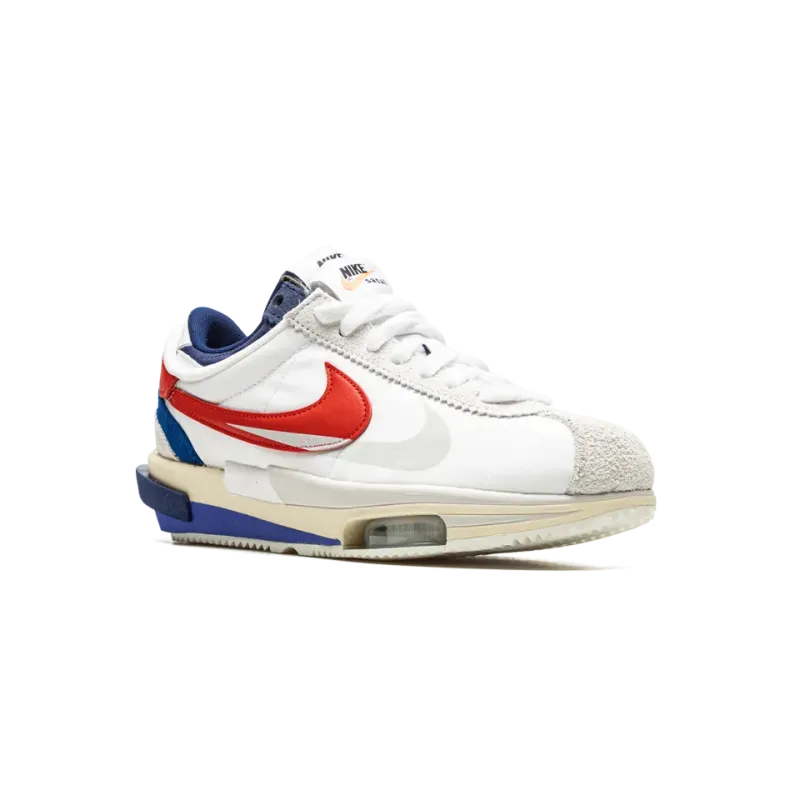 Nike Cortez 4.0 Sacai - White / Red / Blue Mens
