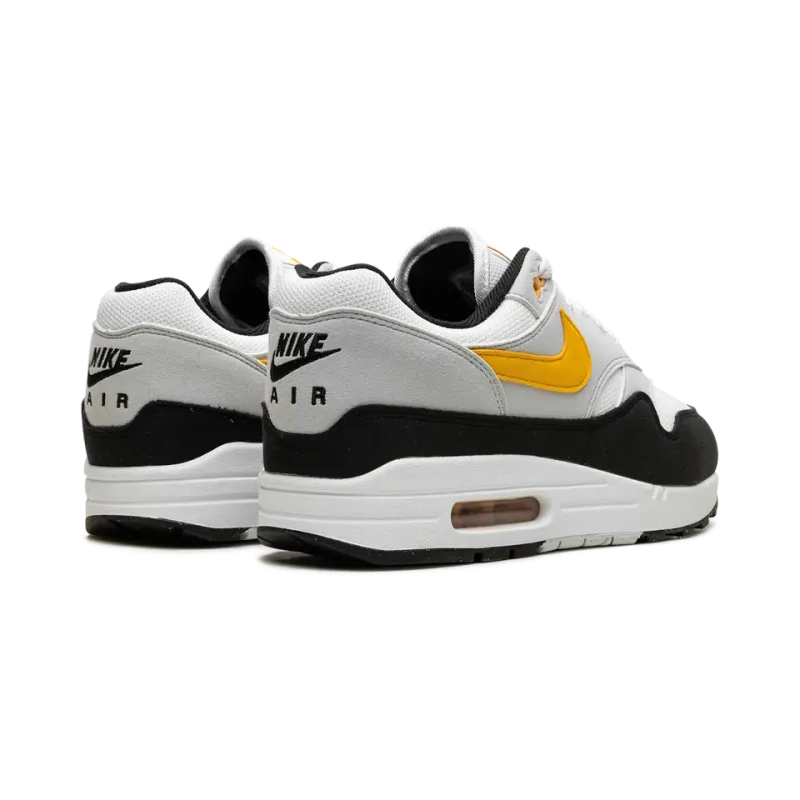 Nike Air Max 1 White / University Gold / Black Mens