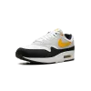 Nike Air Max 1 White / University Gold / Black Mens