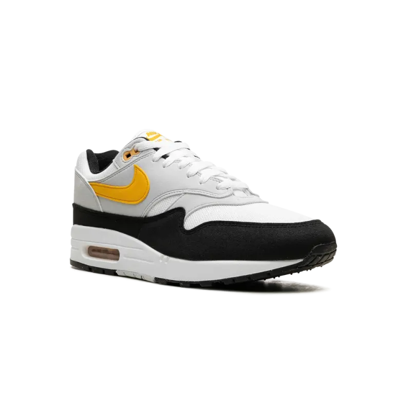 Nike Air Max 1 White / University Gold / Black Mens