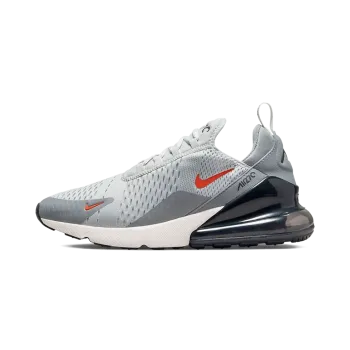 Nike Air Max 270 Grey Fog Team Orange Sail Mens