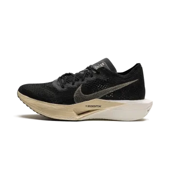 Nike ZoomX Vaporfly 3 Black Metallic Gold Grain Mens