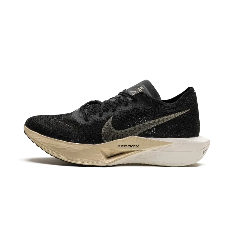 Nike ZoomX Vaporfly 3 Black Metallic Gold Grain Mens