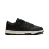 Nike Dunk Low Retro PRM Black Canvas Mens