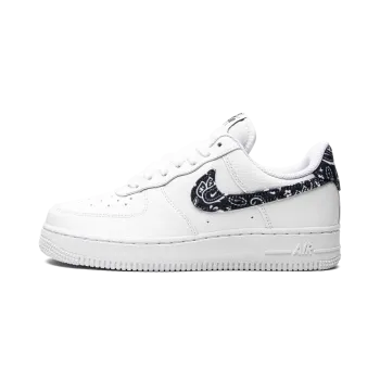 Nike AIR FORCE 1 LO '07 MNS WMNS Black Paisley Womens