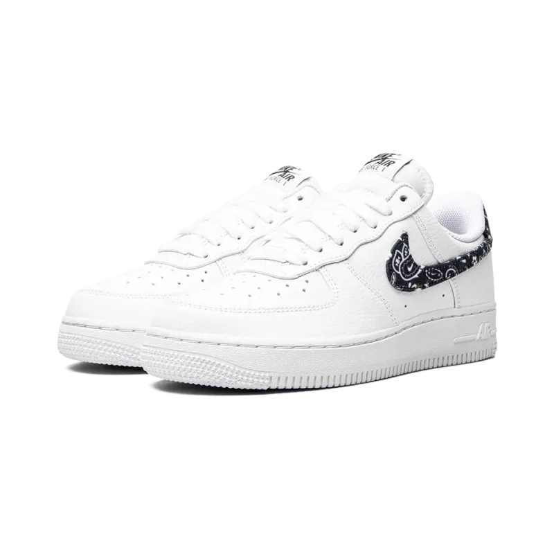 Nike AIR FORCE 1 LO '07 MNS WMNS Black Paisley Womens