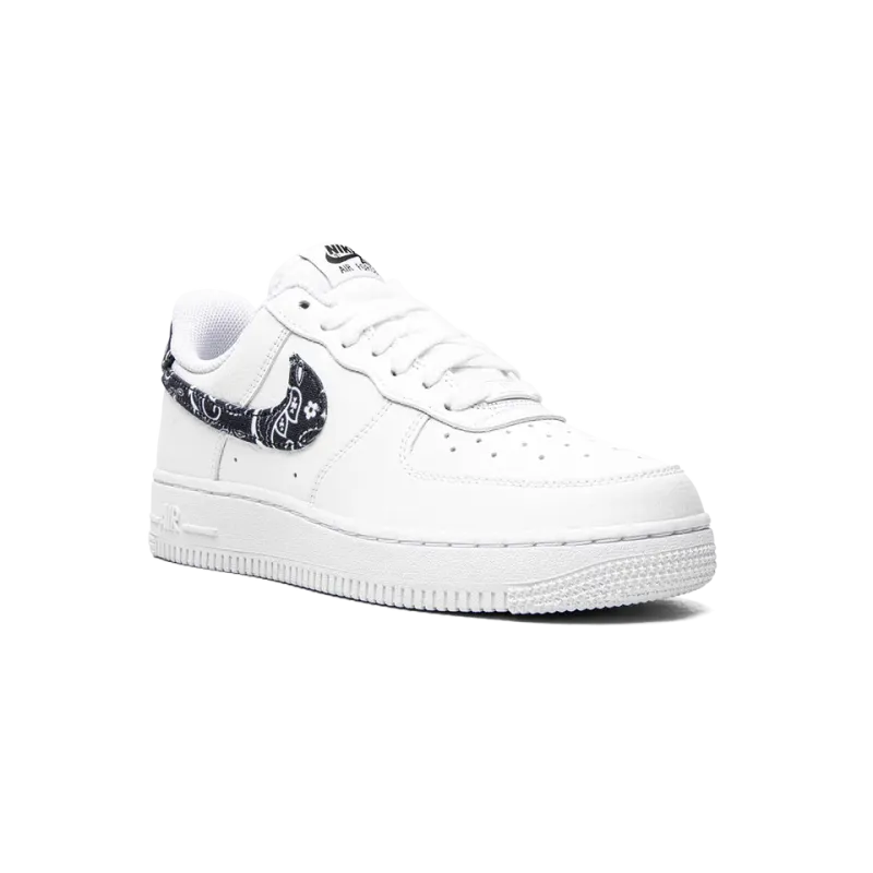 Nike AIR FORCE 1 LO '07 MNS WMNS Black Paisley Womens