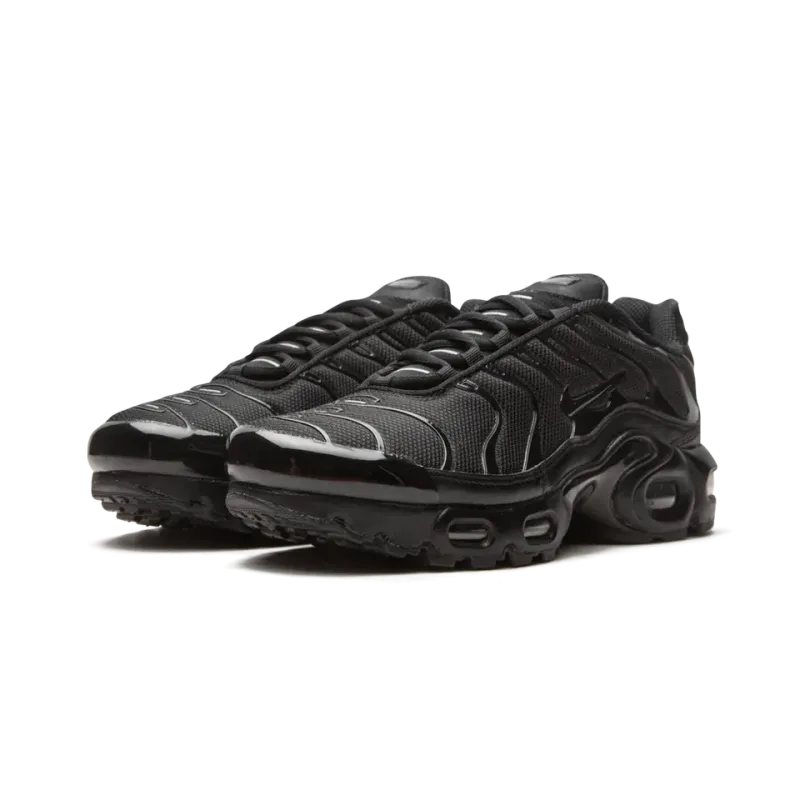 Nike Air Max Plus GS Triple Black Grade School