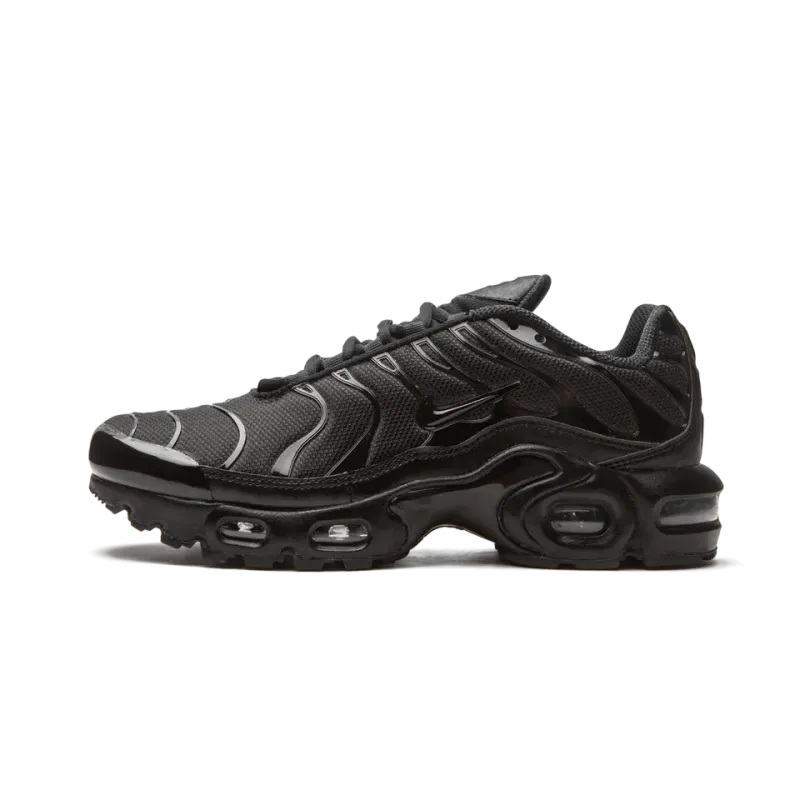 Nike Air Max Plus GS Triple Black Grade School