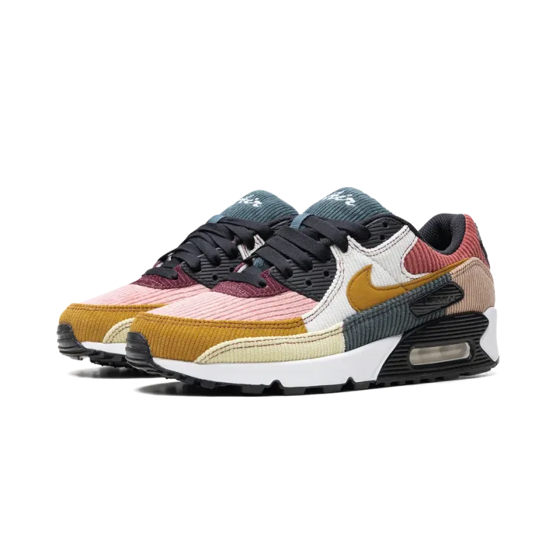 Nike AIR MAX 90 WMNS Multi-Color Corduroy Womens
