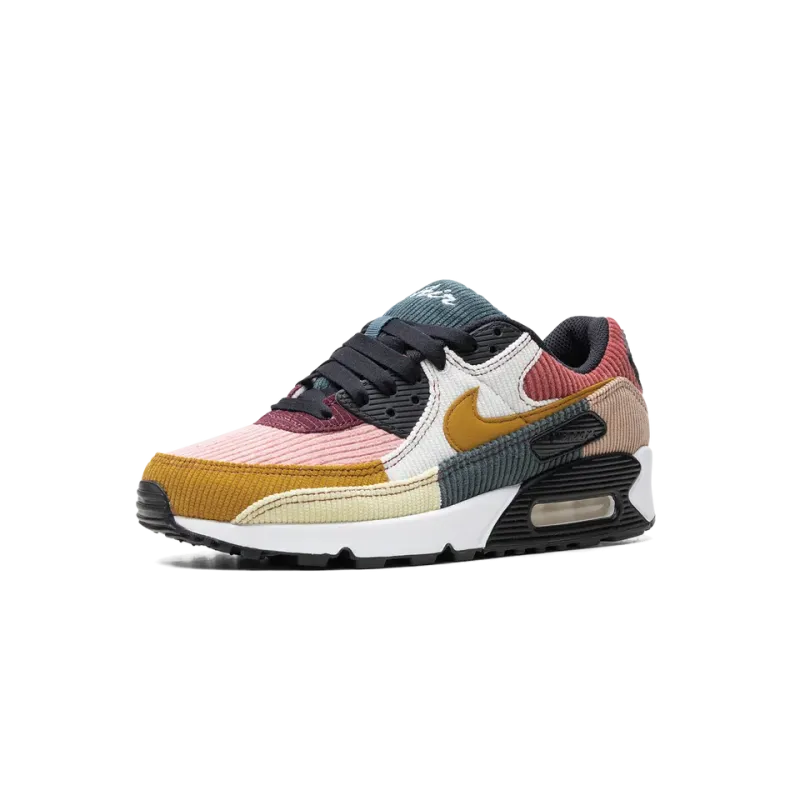 Nike AIR MAX 90 WMNS Multi-Color Corduroy Womens