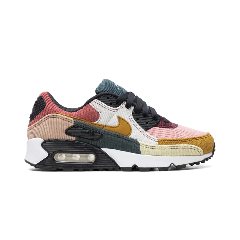 Nike AIR MAX 90 WMNS Multi-Color Corduroy Womens