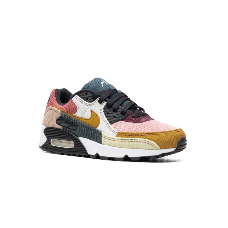 Nike AIR MAX 90 WMNS Multi-Color Corduroy Womens