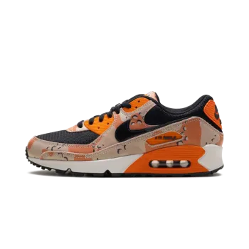 Nike Air Max 90 Premium Bio Beige / Safety Orange / Phantom / Black Mens