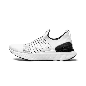 Nike React Phantom Run Flyknit White/White-Black-Pure Platinum Mens