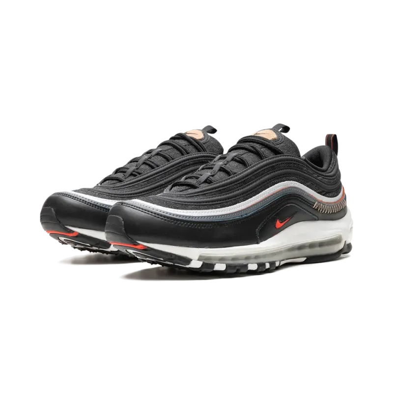 Nike Air Max 97 SE Black / Bright Crimson Mens
