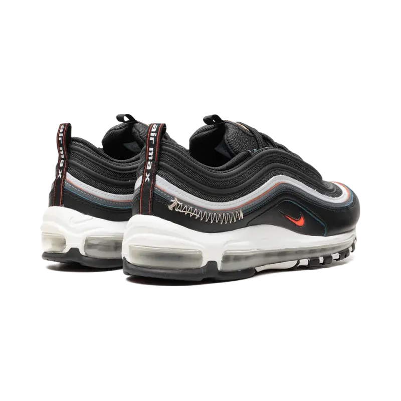 Nike Air Max 97 SE Black / Bright Crimson Mens
