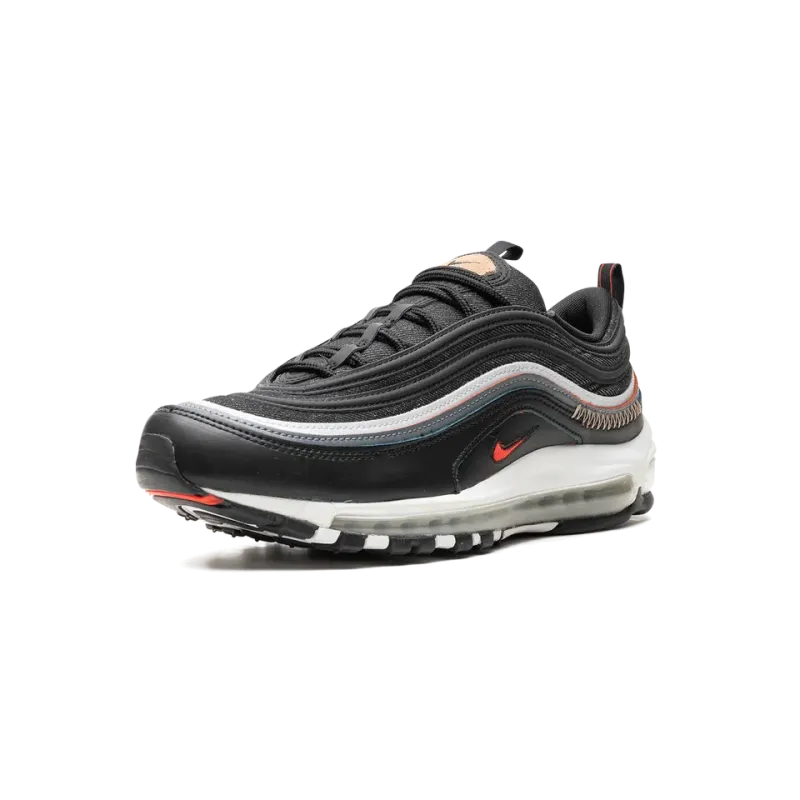 Nike Air Max 97 SE Black / Bright Crimson Mens