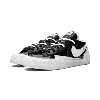 Nike Blazer Low Sacai - Black Patent Leather Mens