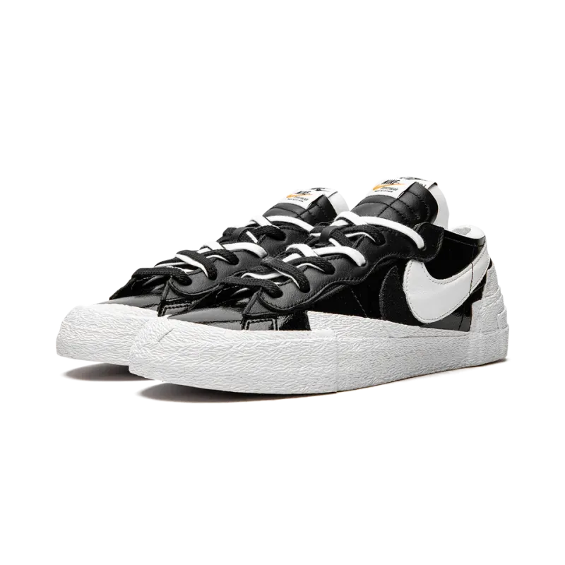 Nike Blazer Low Sacai - Black Patent Leather Mens