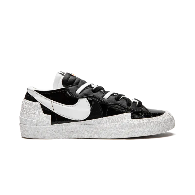 Nike Blazer Low Sacai - Black Patent Leather Mens
