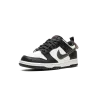 Nike Dunk Low Black White Metallic Grade School