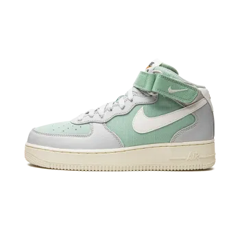 Nike Air Force 1 Mid '07 LX Grey Fog Enamel Green Mens
