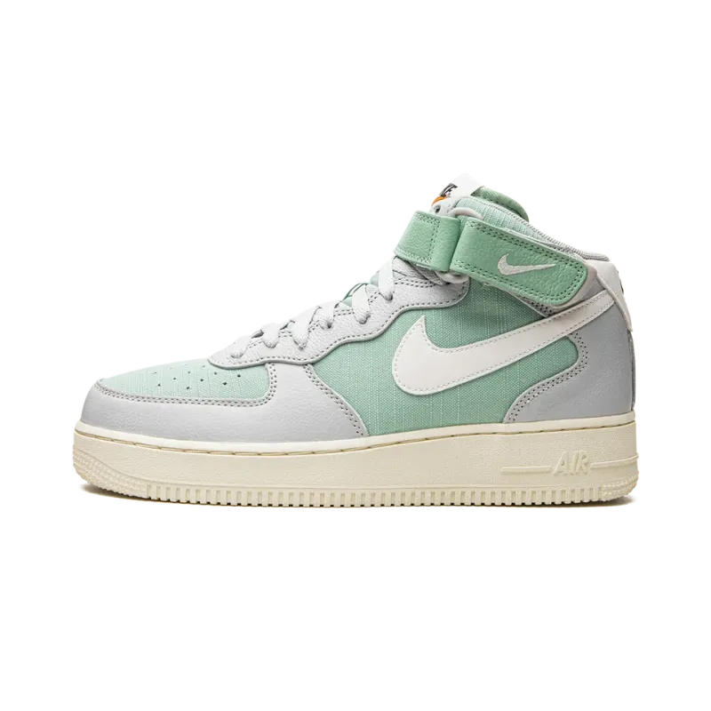 Nike Air Force 1 Mid '07 LX Grey Fog Enamel Green Mens