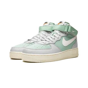 Nike Air Force 1 Mid '07 LX Grey Fog Enamel Green Mens