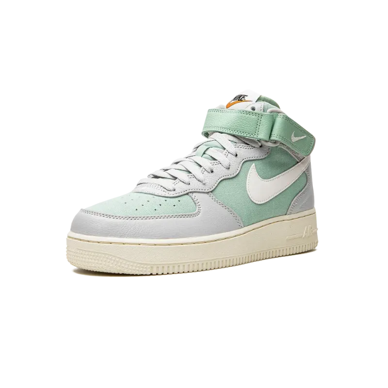Nike Air Force 1 Mid '07 LX Grey Fog Enamel Green Mens