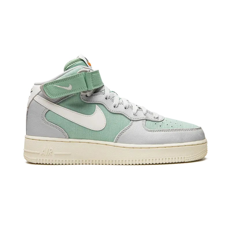 Nike Air Force 1 Mid '07 LX Grey Fog Enamel Green Mens