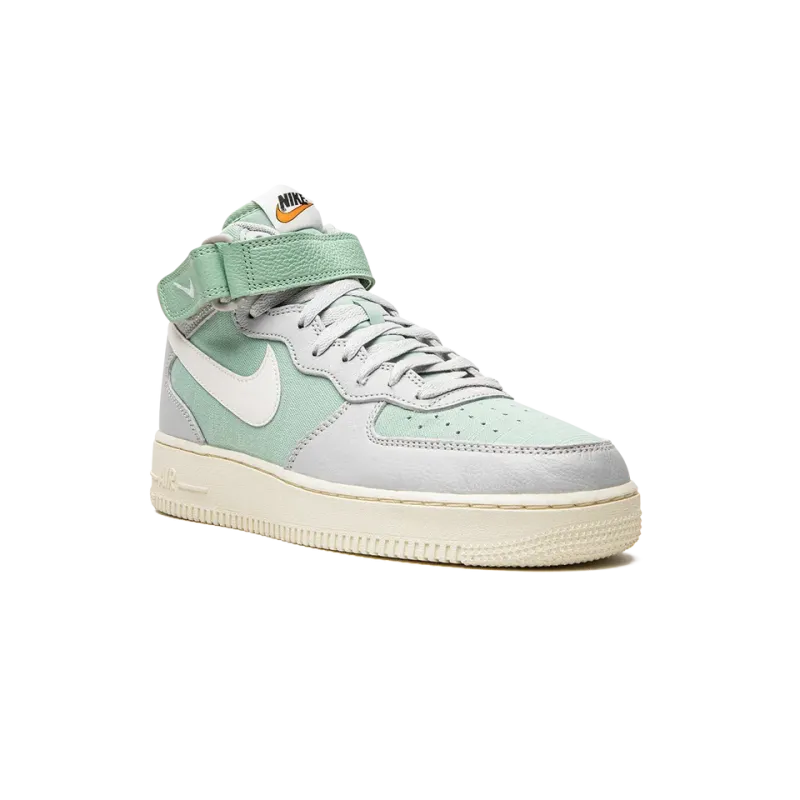 Nike Air Force 1 Mid '07 LX Grey Fog Enamel Green Mens