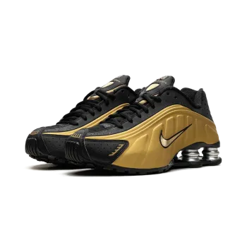 Nike Shox R4 WMNS Black / Metallic Gold Womens