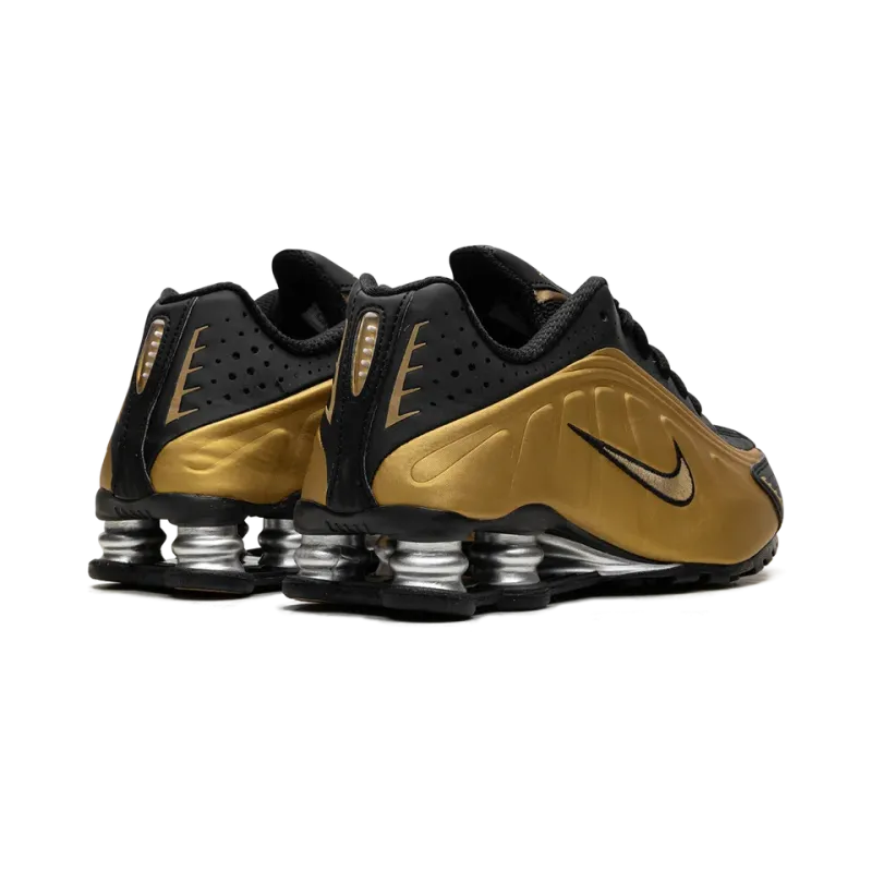 Nike Shox R4 WMNS Black / Metallic Gold Womens