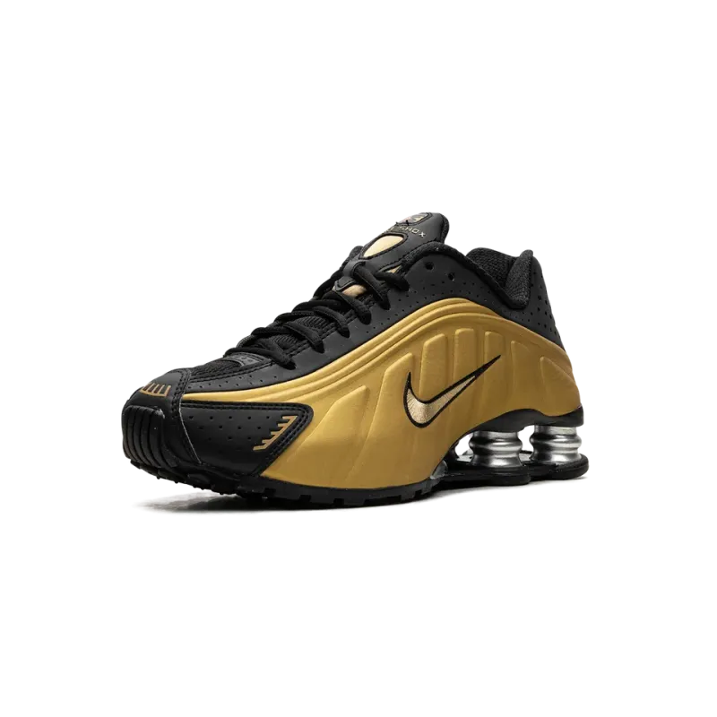 Nike Shox R4 WMNS Black / Metallic Gold Womens
