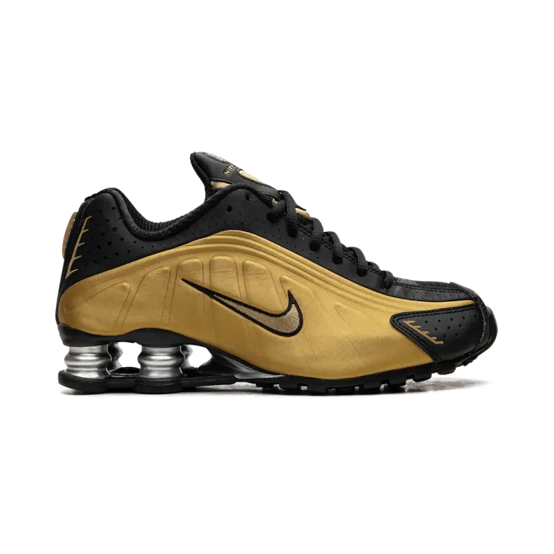 Nike Shox R4 WMNS Black / Metallic Gold Womens