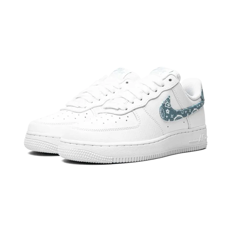 Nike AIR FORCE 1 LO MNS WMNS Paisley - Worn Blue Womens