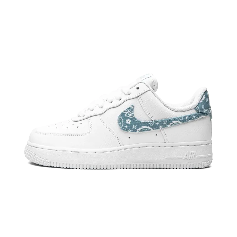 Nike AIR FORCE 1 LO MNS WMNS Paisley - Worn Blue Womens