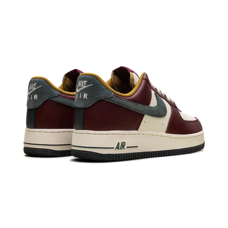 Nike Air Force 1 Dark Team Red Vintage Green Mens