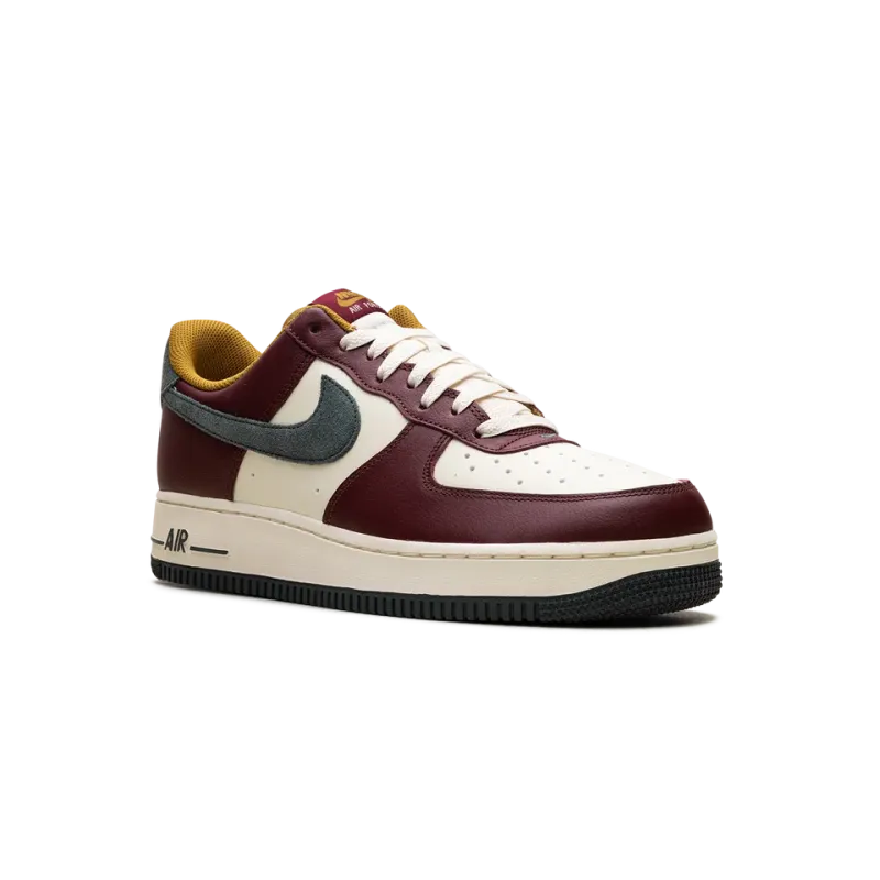 Nike Air Force 1 Dark Team Red Vintage Green Mens