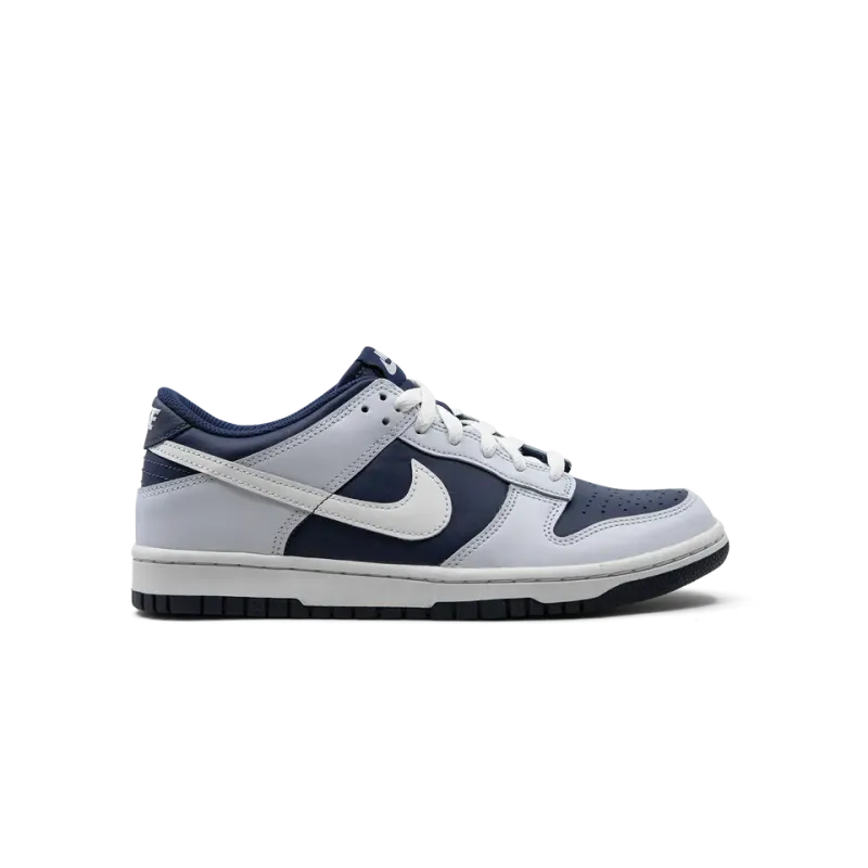 Nike Dunk Low Football Grey / Midnight Navy Grade School