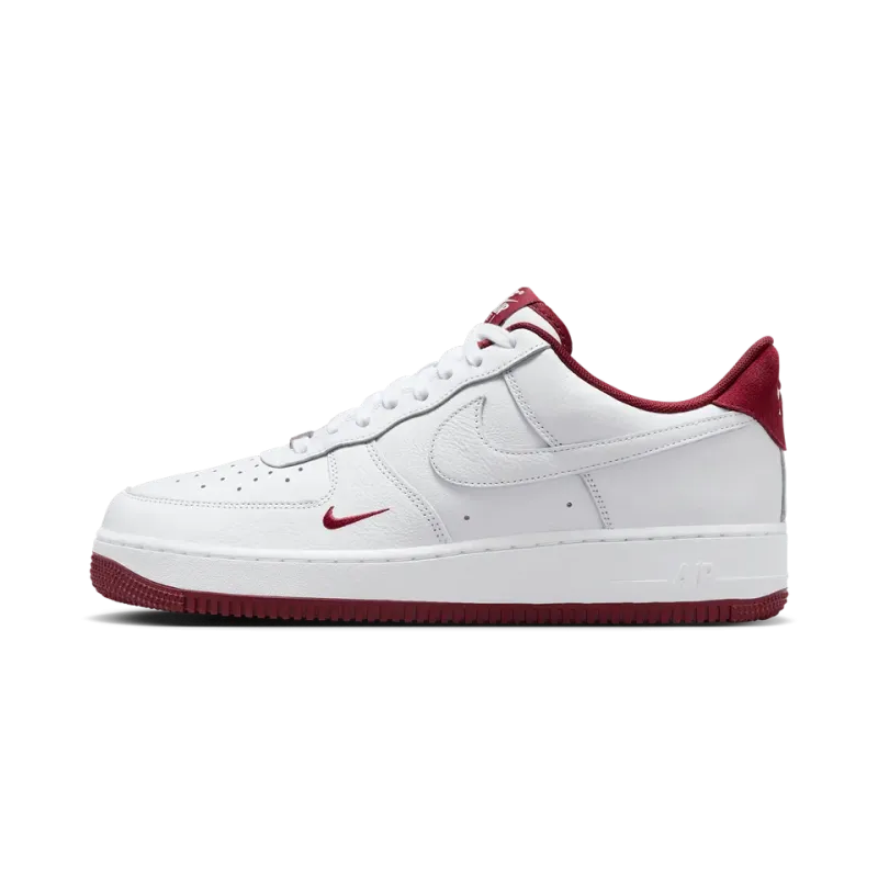 Nike Air Force 1 Low '07 LV8 White Team Red Mens
