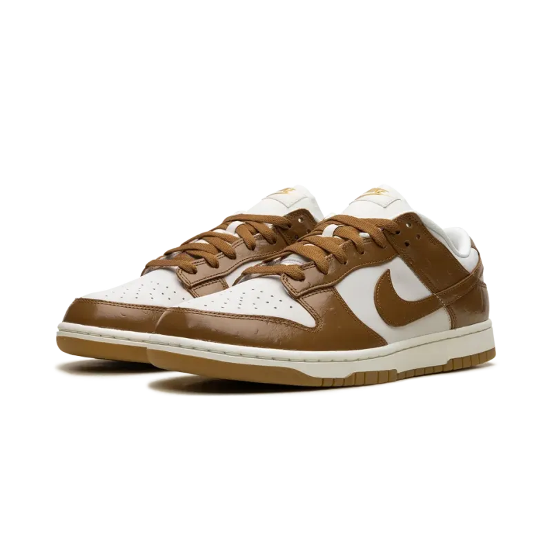 Nike DUNK LOW WMNS Brown Ostrich Womens