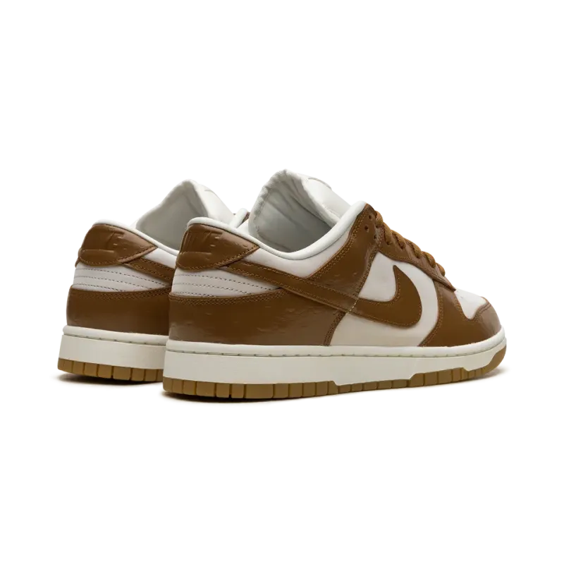 Nike DUNK LOW WMNS Brown Ostrich Womens