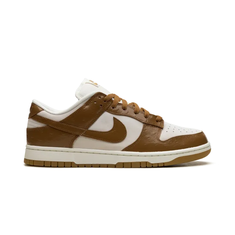 Nike DUNK LOW WMNS Brown Ostrich Womens