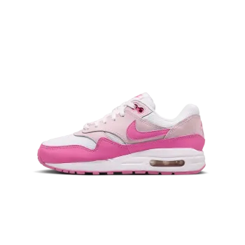 Nike Air Max 1 Grade School White Pink Foam Grade School