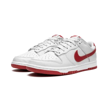 Nike Dunk Low Vast Grey / Varsity Red Mens